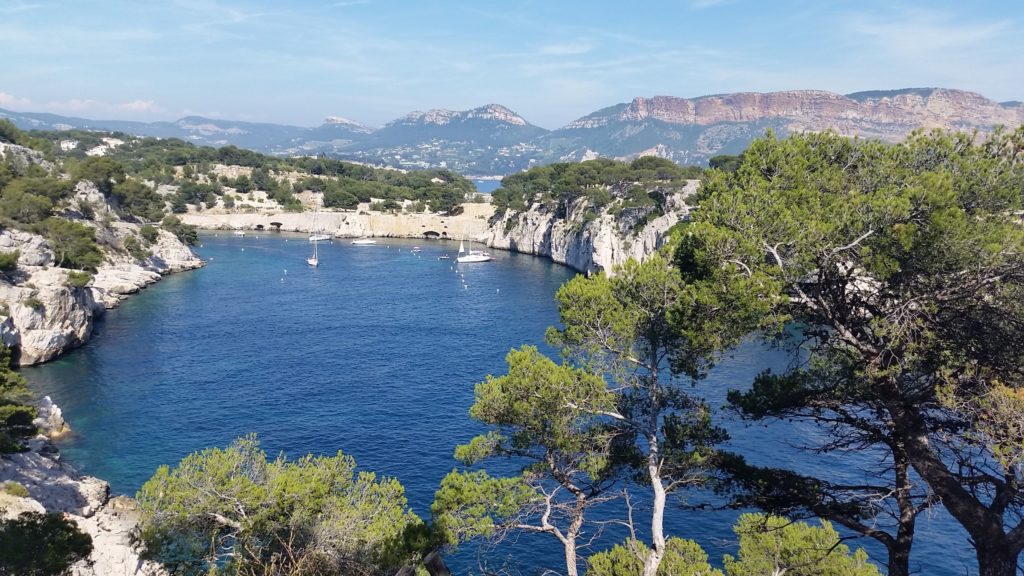 Calanques de cassis (environ 30min de trajet)